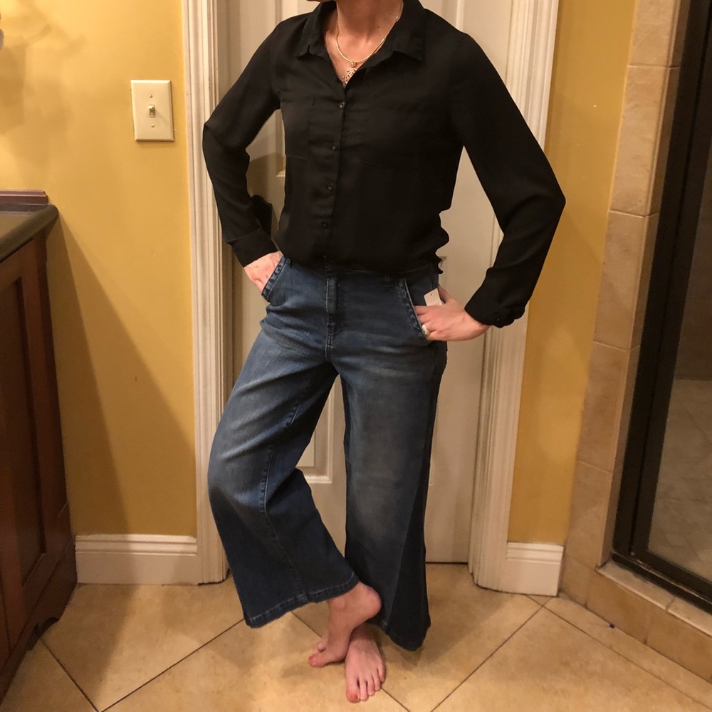 GAP NWT wide leg jean Size 27 and 27L - Picture 3 of 8
